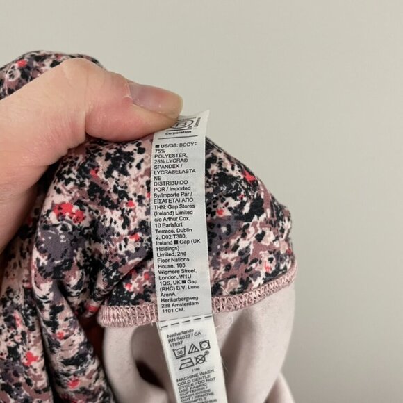 Athleta Elation 7/8 Tight Paint Splatter Multi Leggings Size Large - Picture 4 of 7